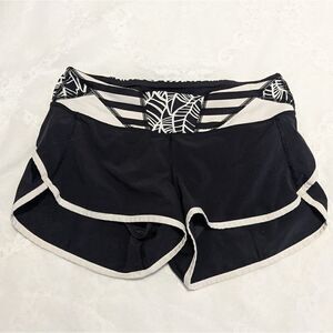Lululemon Speed Short Black Angel Wings W7B38S